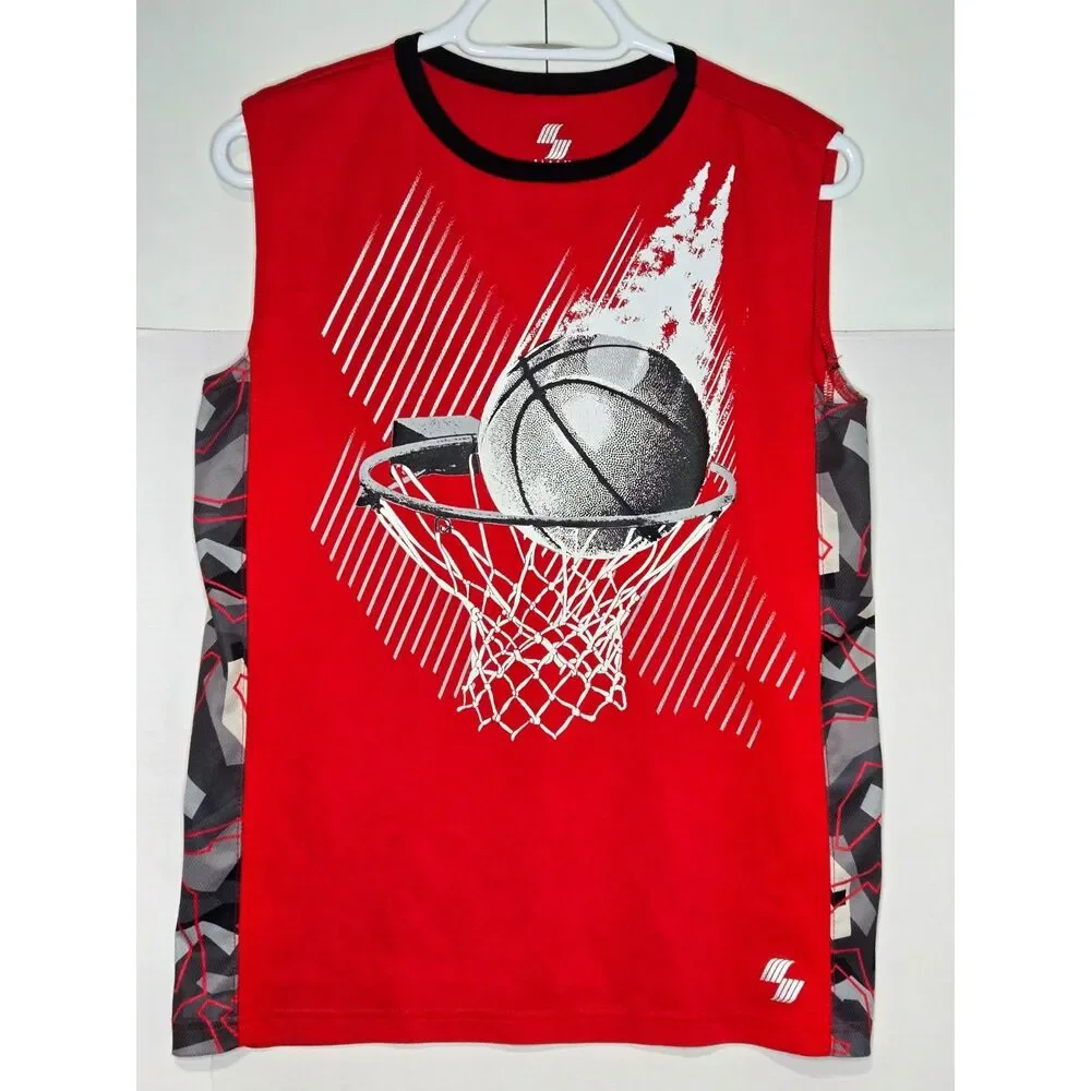 Boys Graphic Tank & Tee Bundle 3pc | Size XXL (18) | Old Navy & Place Sport